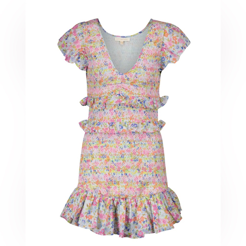XS LoveShackFancy Sonora Floral dress